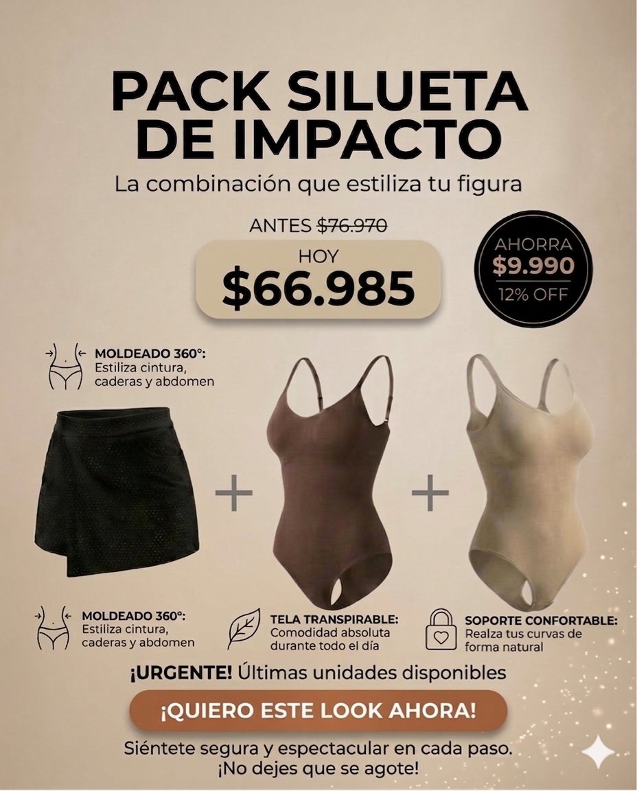 Pack Silueta de Impacto